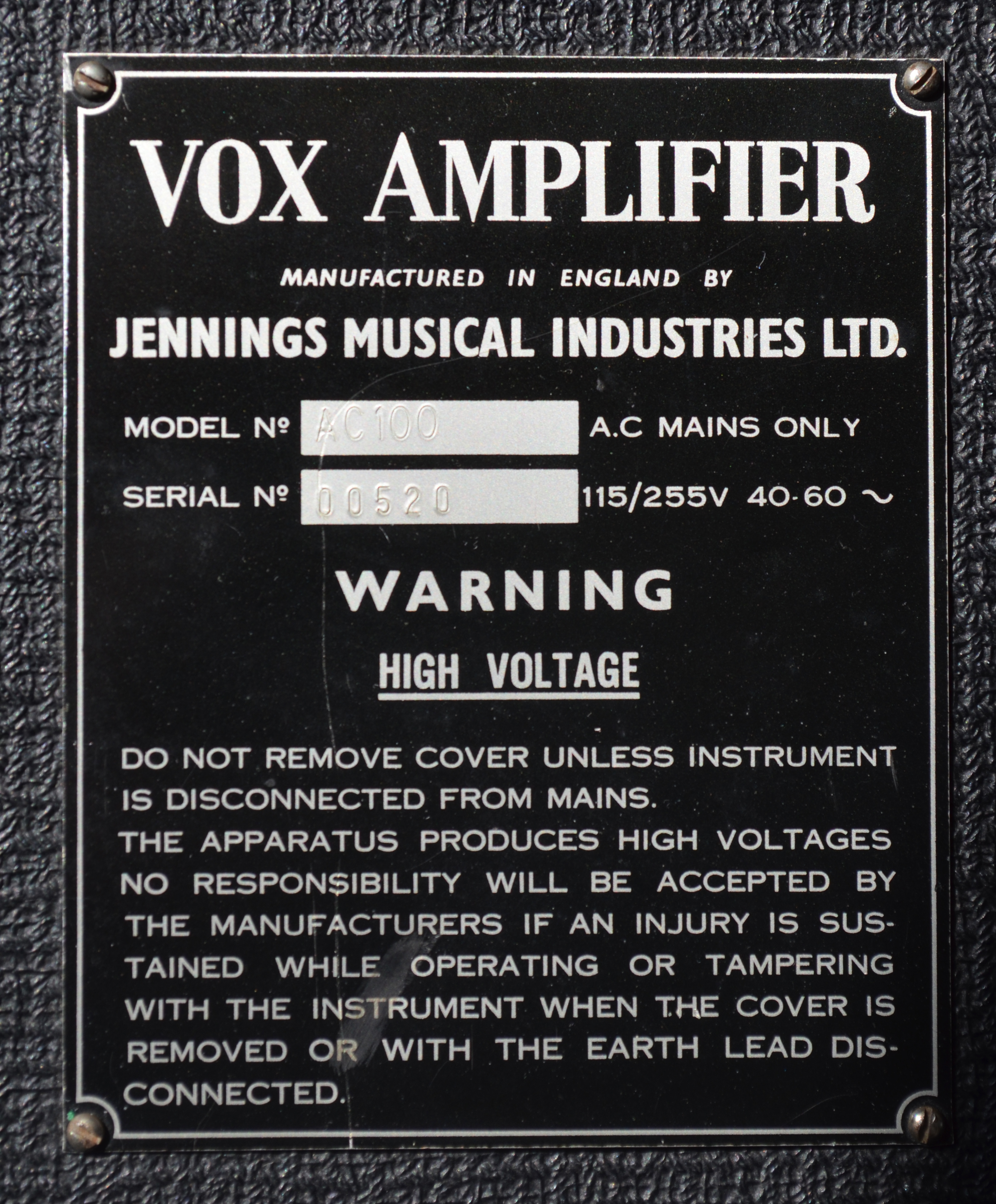 vox amp dating
