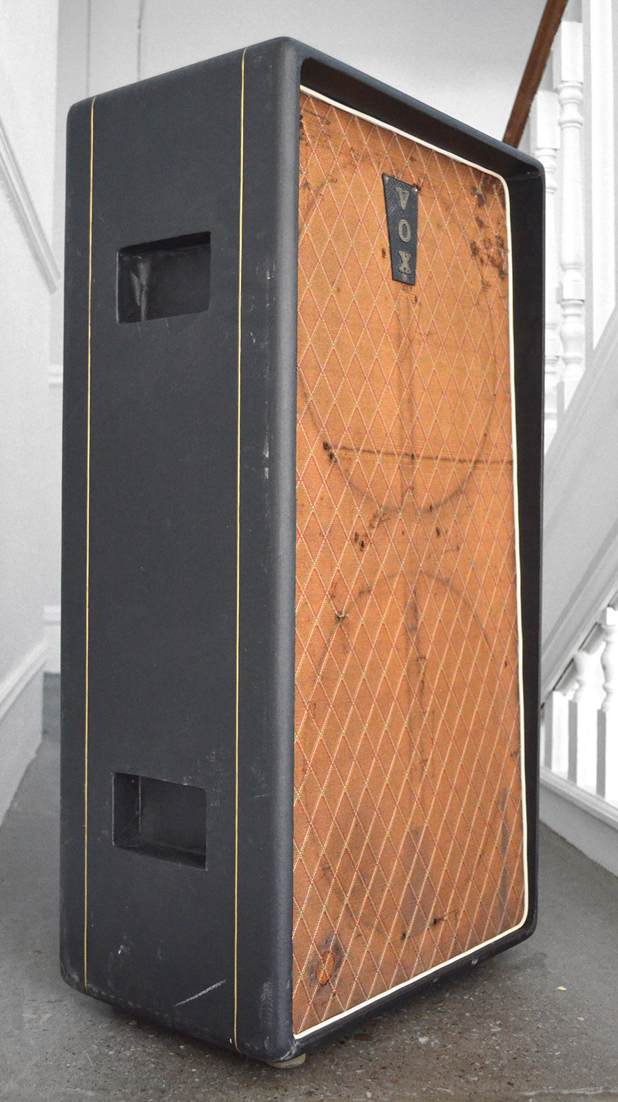 A Vox 2x15 bass speaker (T100) from 1964