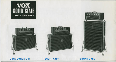 Vox solid state amps (Vox Supreme)
