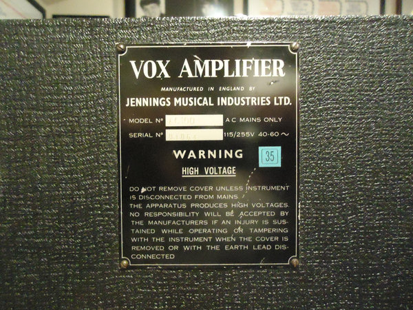Vox AC100 number 1064