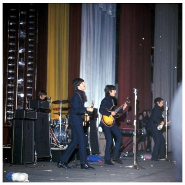 Beatles, Sheffield, December 1965, with new Vox AC100s