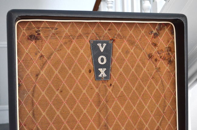 A Vox AC100 bass speaker cab from 1964