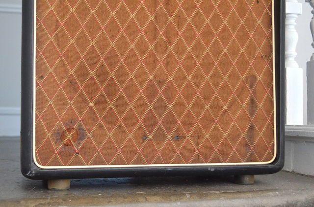 A Vox AC100 bass speaker cab from 1964
