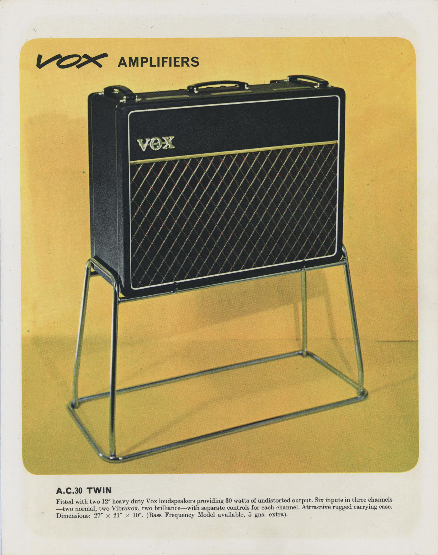Vox Catalogue, Catalog, 1964