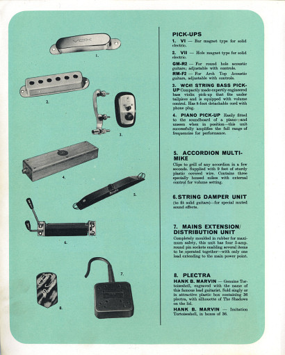 Vox Catalogue (Catalog), February 1964
