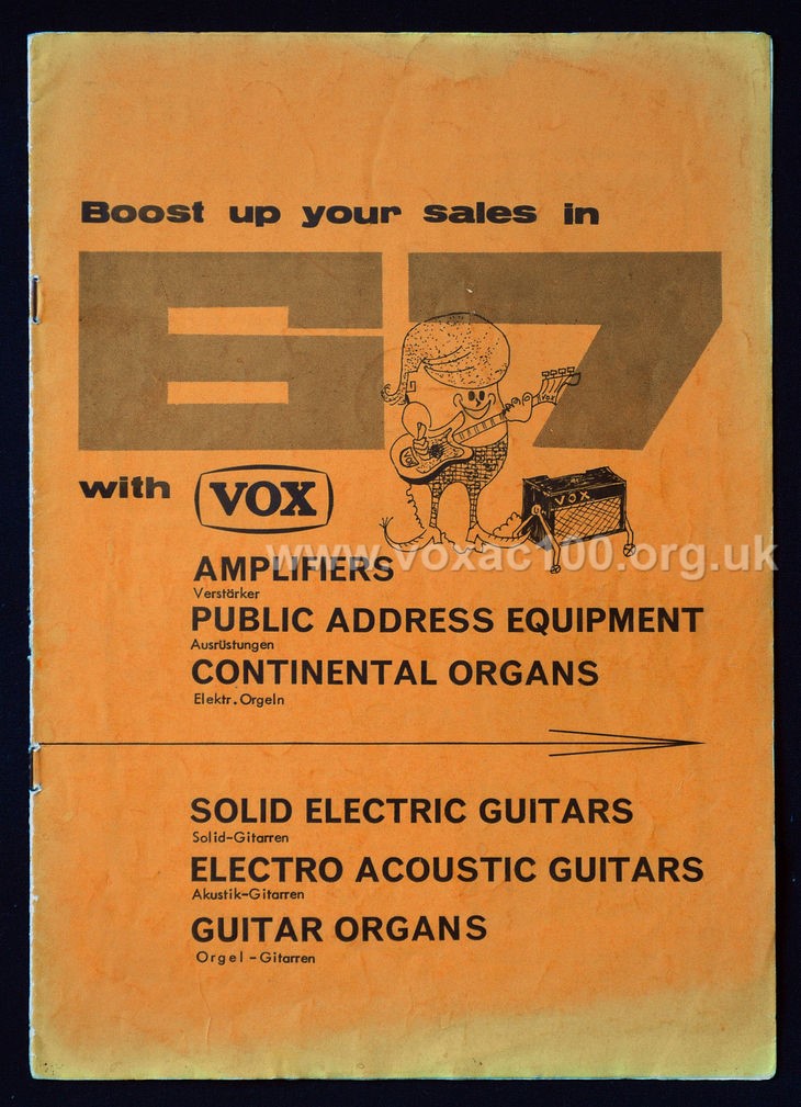 Vox catalogue for Germany, March 1967