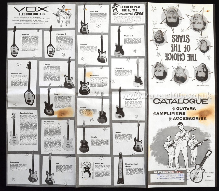 Early Jennings Musical Industries, Catalogue and Pricelist, 1961