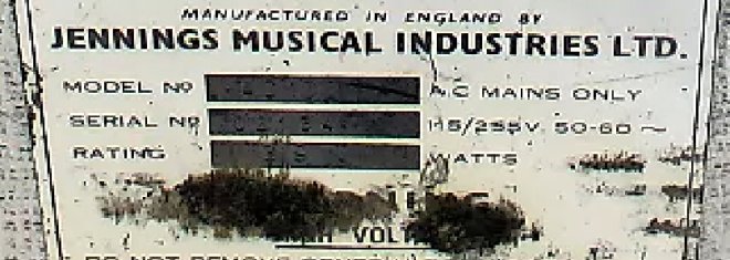 AC100 serial number 2134