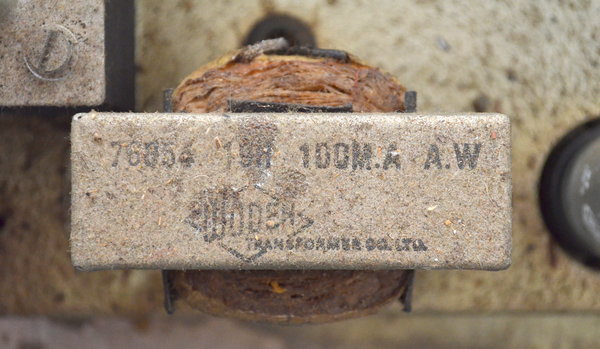 Vox AC80/100 serial number 392, Woden choke