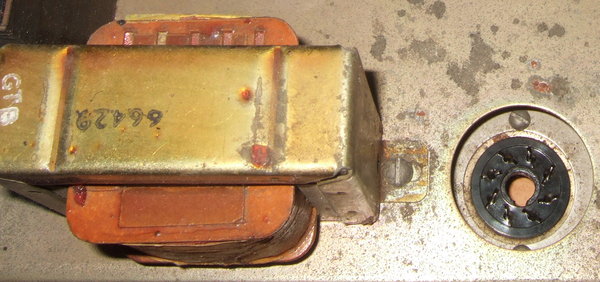 Choke in Vox AC100 serial no. 531