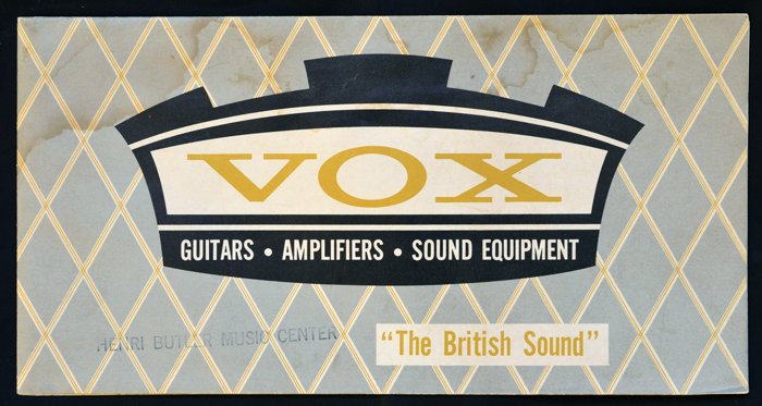 Thomas Organ Vox catalog - The British Sound