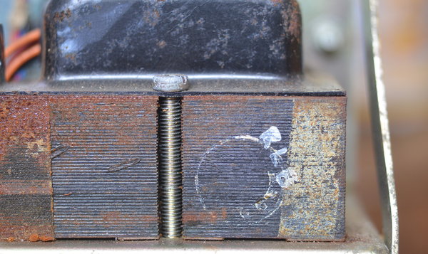 Transformer in Vox Dynamic Bass serial number 1135