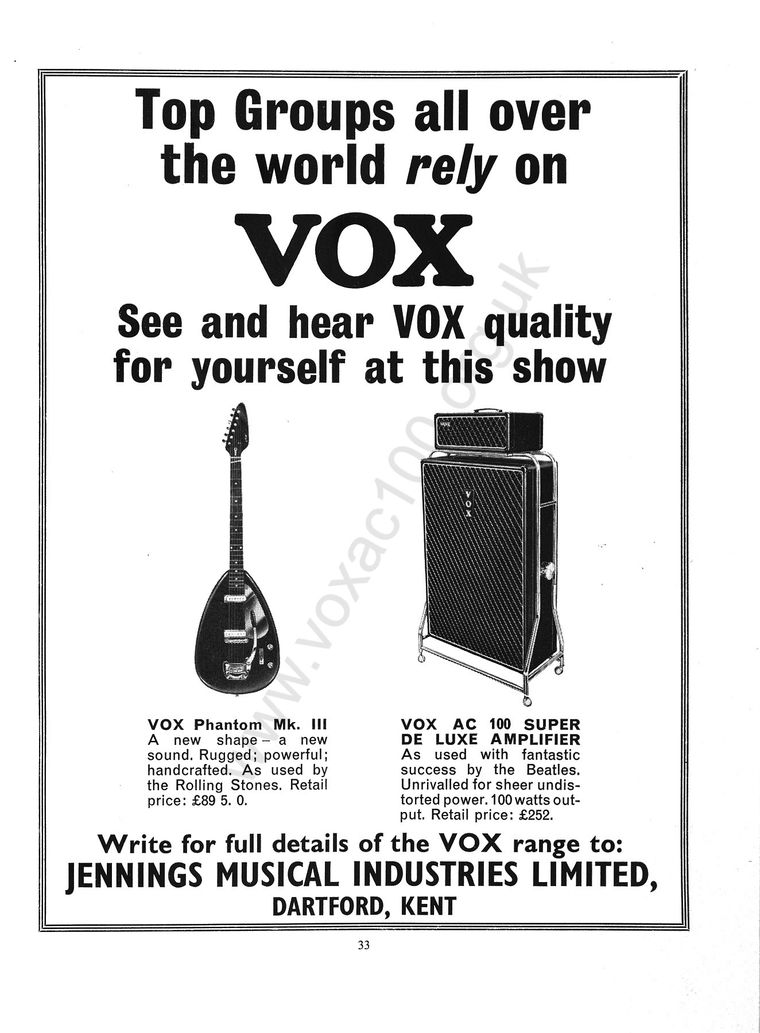Daily Express, Record Star Show, 1965