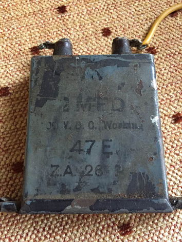 TCC crossover capacitor from a Vox AC100 or AC50 amplifier