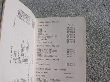Thomas Organ Vox Reference Manual, 1965