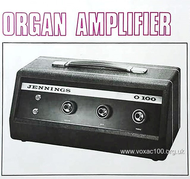 Jennings O100 organ amplifier