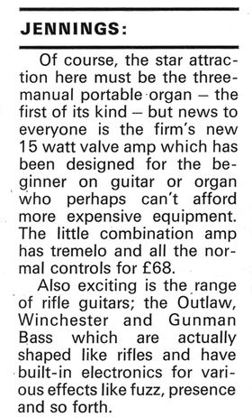 Beat Instrumental magazine, January 1972