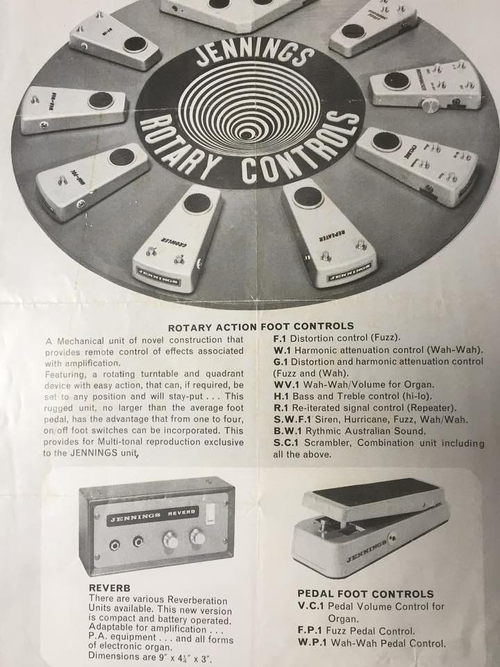 Jennings Electronic Industries flyer, 1969