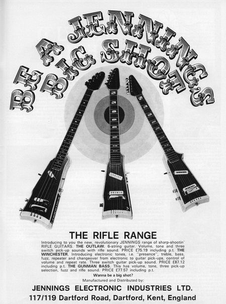 Jennings Electronic Industries, Beat Instrumental magazine, December 1971