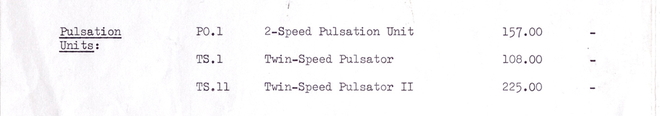JEI pricelist, December 1972