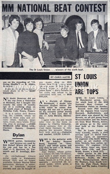 Melody Maker magazine, 3rd July March 1965