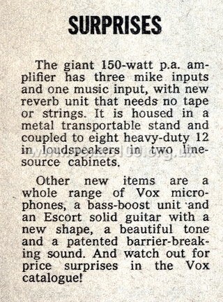 Melody Maker magazine, 21st August 1965