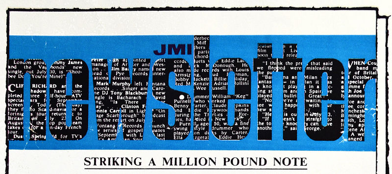 The Vox MC150 public address amplifier at the Russell Hotel Trade Fair, August 1965