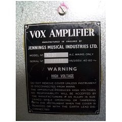 Vox MC50/4, c. 1965, sometimes called the PA50