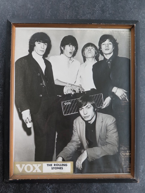 Stones promo picture with Vox AC80/100