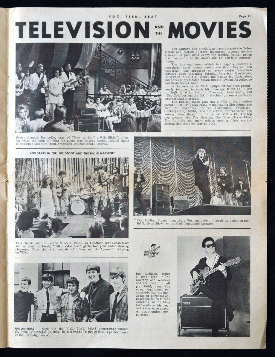 Vox Teen Beat magazine, volume I, issue 2, page 11