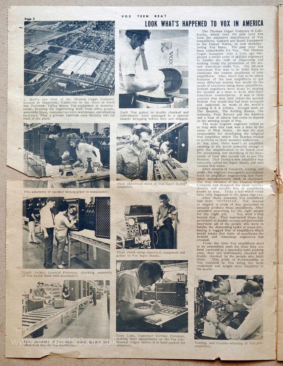 Vox Teen Beat magazine, volume I, issue 3, page 2