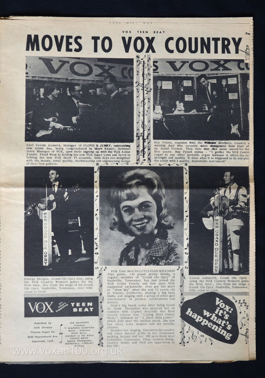 Vox Teen Beat magazine, volume II, issue 3, page 17