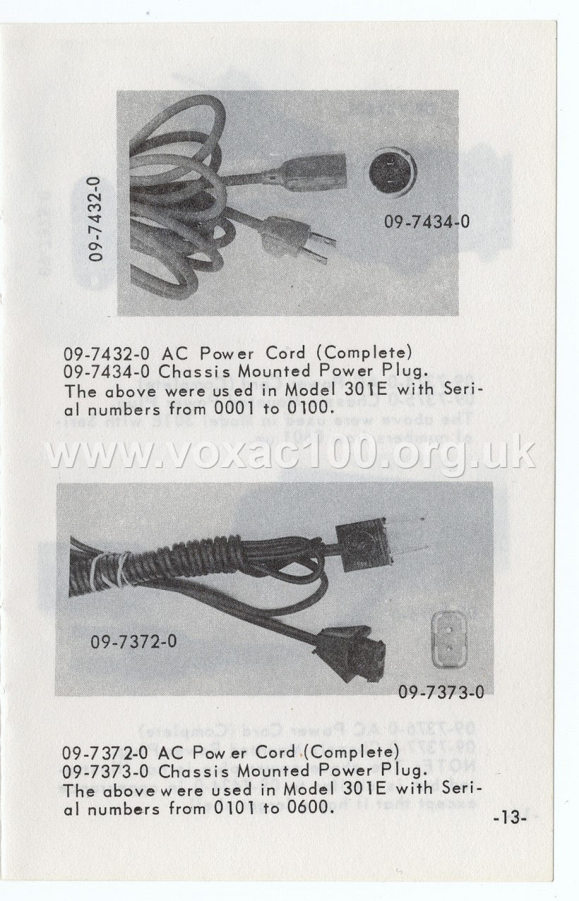 Vox Pocket Reference Guide, Thomas Organ, late 1965