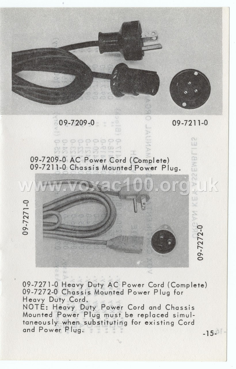 Vox Pocket Reference Guide, Thomas Organ, late 1965