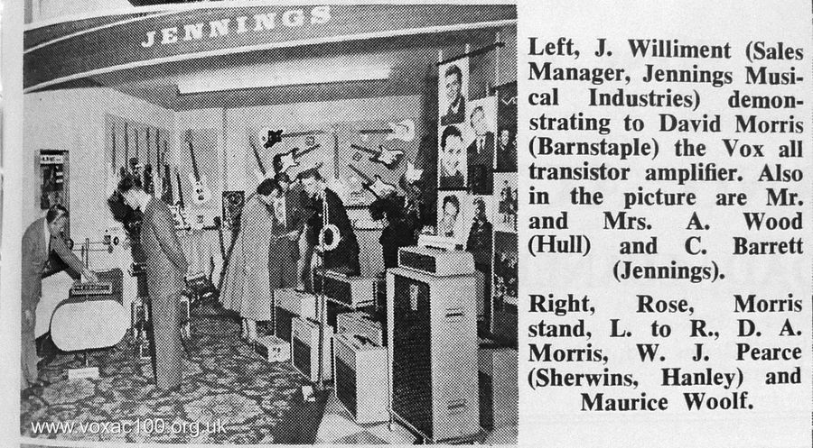 Jennings stand at the Russell Hotel Trade Fair, London, August 1962
