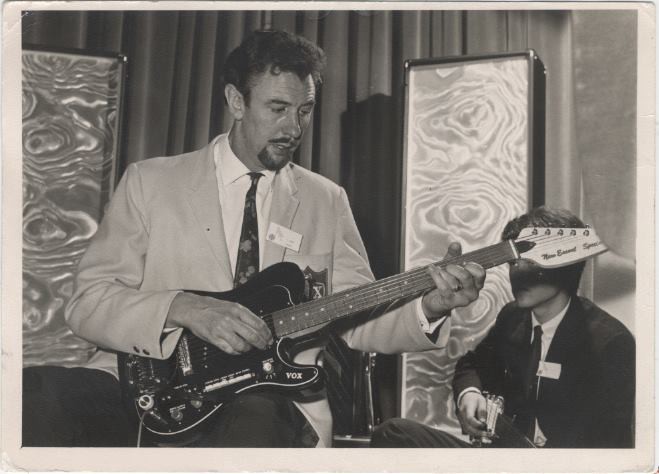 Dick Denney at the British Musical Instrument Trade Fair 21st to 24th August, 1967