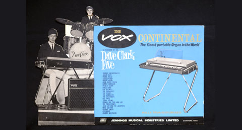 Vox Continental organ in the USA, 1965