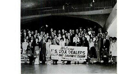 American Vox dealers visit Europe, August 1967