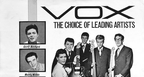 JMI flyer for Vox amplifiers and guitars, 1961