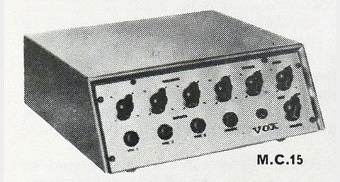 Vox MC15 public address amplifiers, 1964-1967