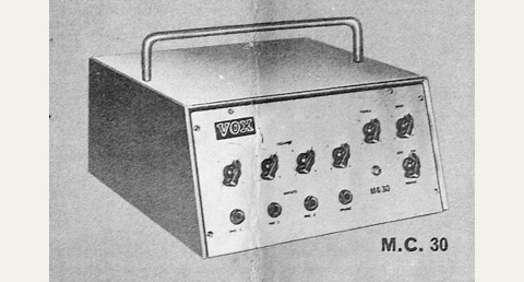 Vox MC30 public address amplifiers, 1964-1967
