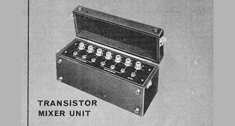 Vox Microphone Mixers, 1964-1968