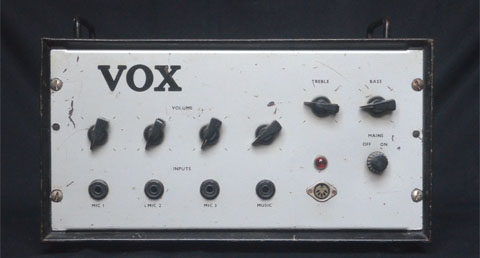 Vox MC100 public address amplifiers, 1964 to 1965