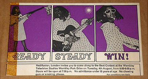 The Granada Ready Steady Win competition, with Vox equipment as prizes