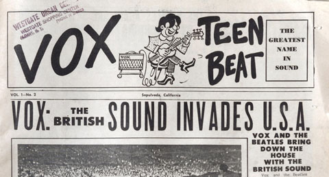 Vox Teen Beat magazine, volume I, no. 2