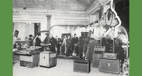 Vox Sound Limited at the Russell Hotel Fair, August 1970